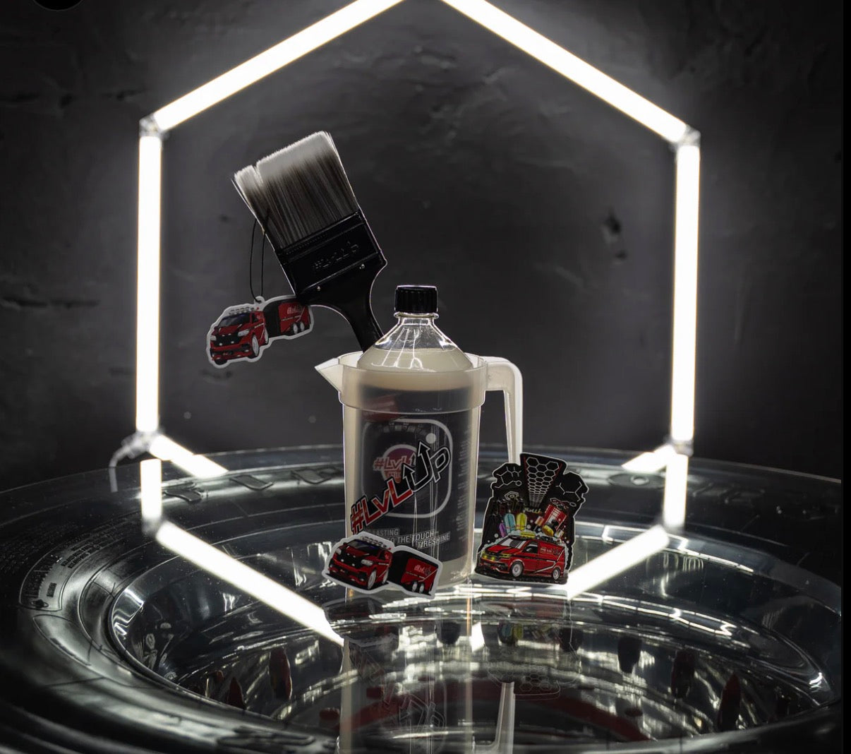 LVLUP TIRESHINE KIT NEW VERSION (1000ML)