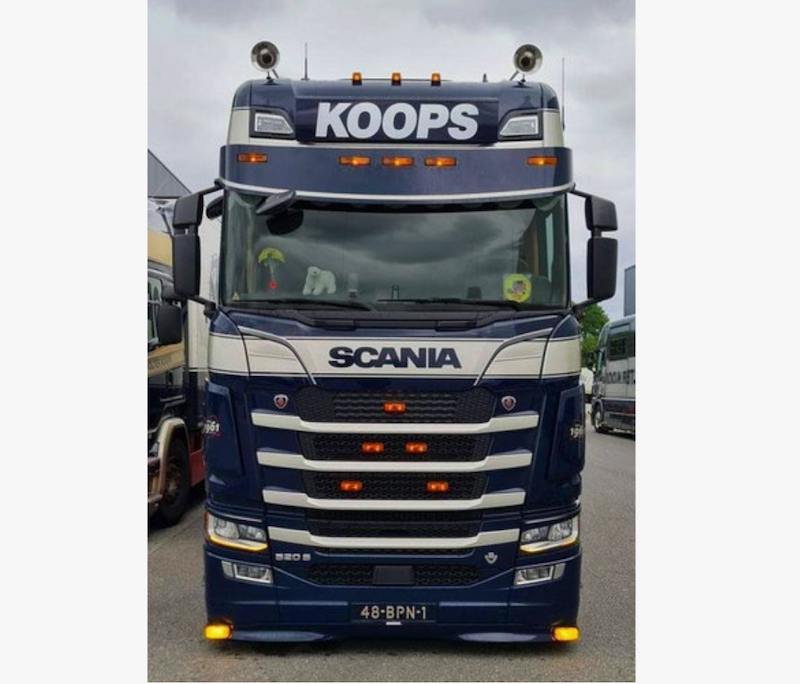 Underspoiler passer Scania NG Lav støtfanger Type 3