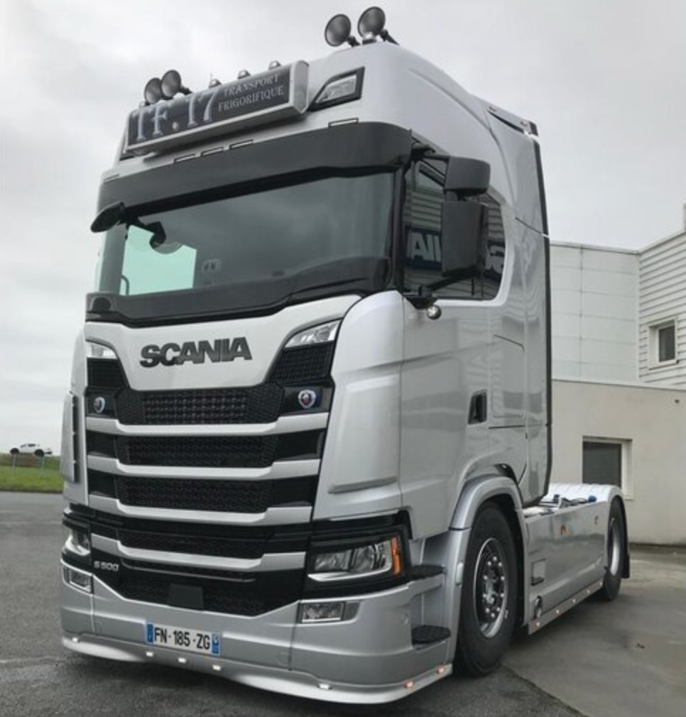 Underspoiler passer Scania NG Lav støtfanger Type 3