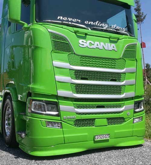 Underspoiler passer Scania NG Lav støtfanger Type 1